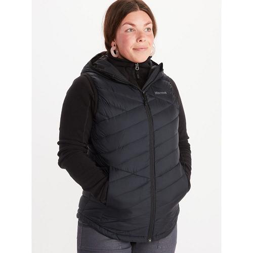 Marmot Highlander Jackets - Womens Vest Black CA4683170 Canada